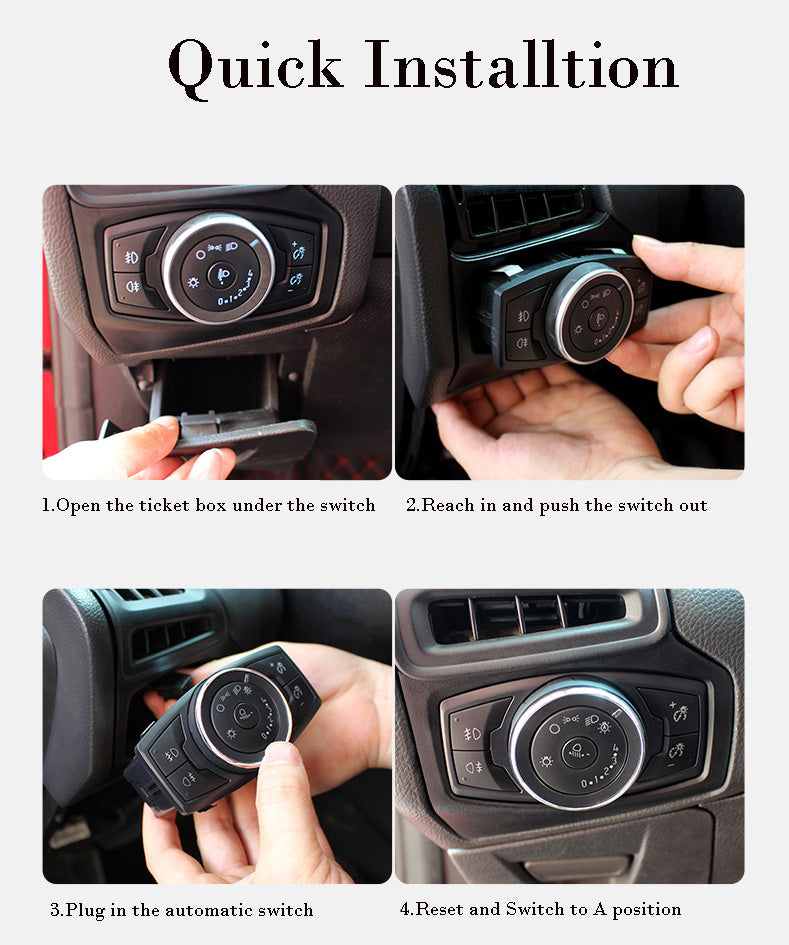 Ford Focus Auto Headlight Switch w/ Sensor| Plug-and-Play