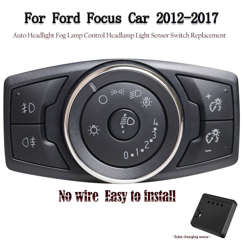 Ford Focus Auto Headlight Switch w/ Sensor| Plug-and-Play